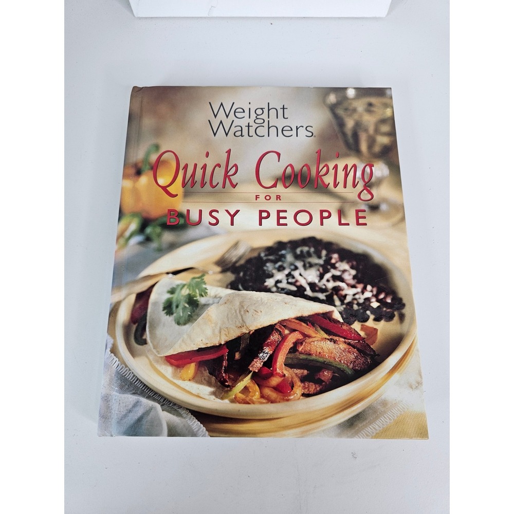 Weight Watchers Quick Cooking for Busy People Hardcover‎ Cookbook 1999